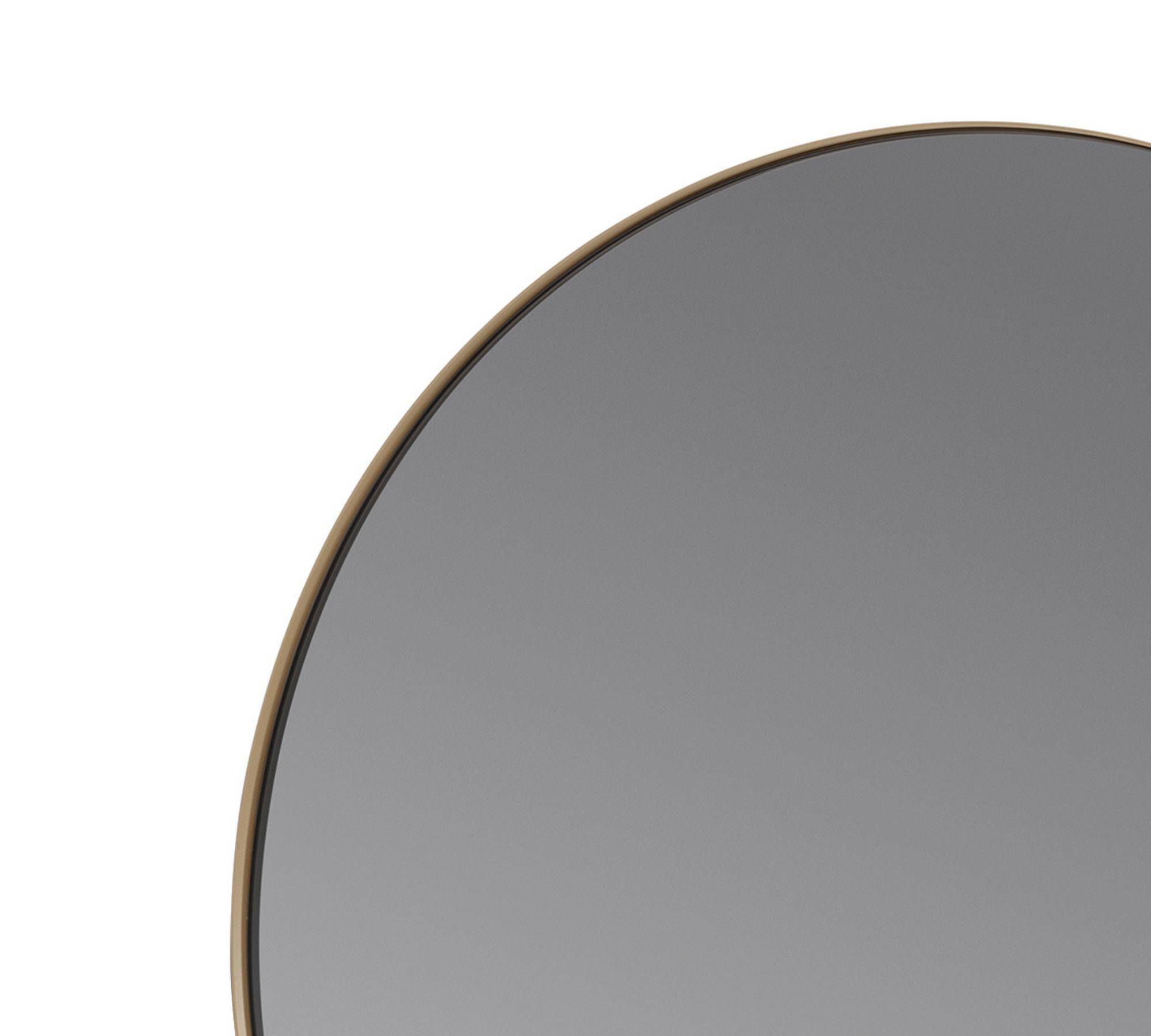 Rim Wandspiegel Beige Glas Smoked Ø50cm 66002 2