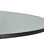 Halle Couchtisch Glas Metall Weiß 3