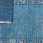 Tappeto Gabbeh Rizbaf Lana Blu 5