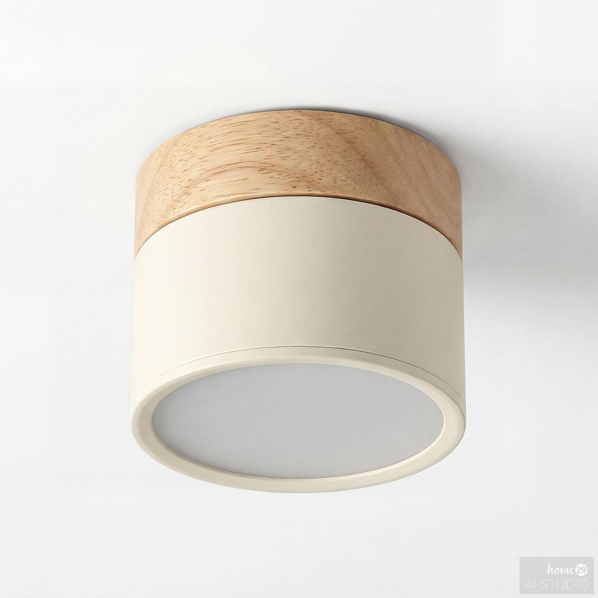 Punto Ceiling Light 1-bulb Iron Beige 4