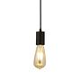 Squiggle Pendant Lamp Steel Black 1-light 0
