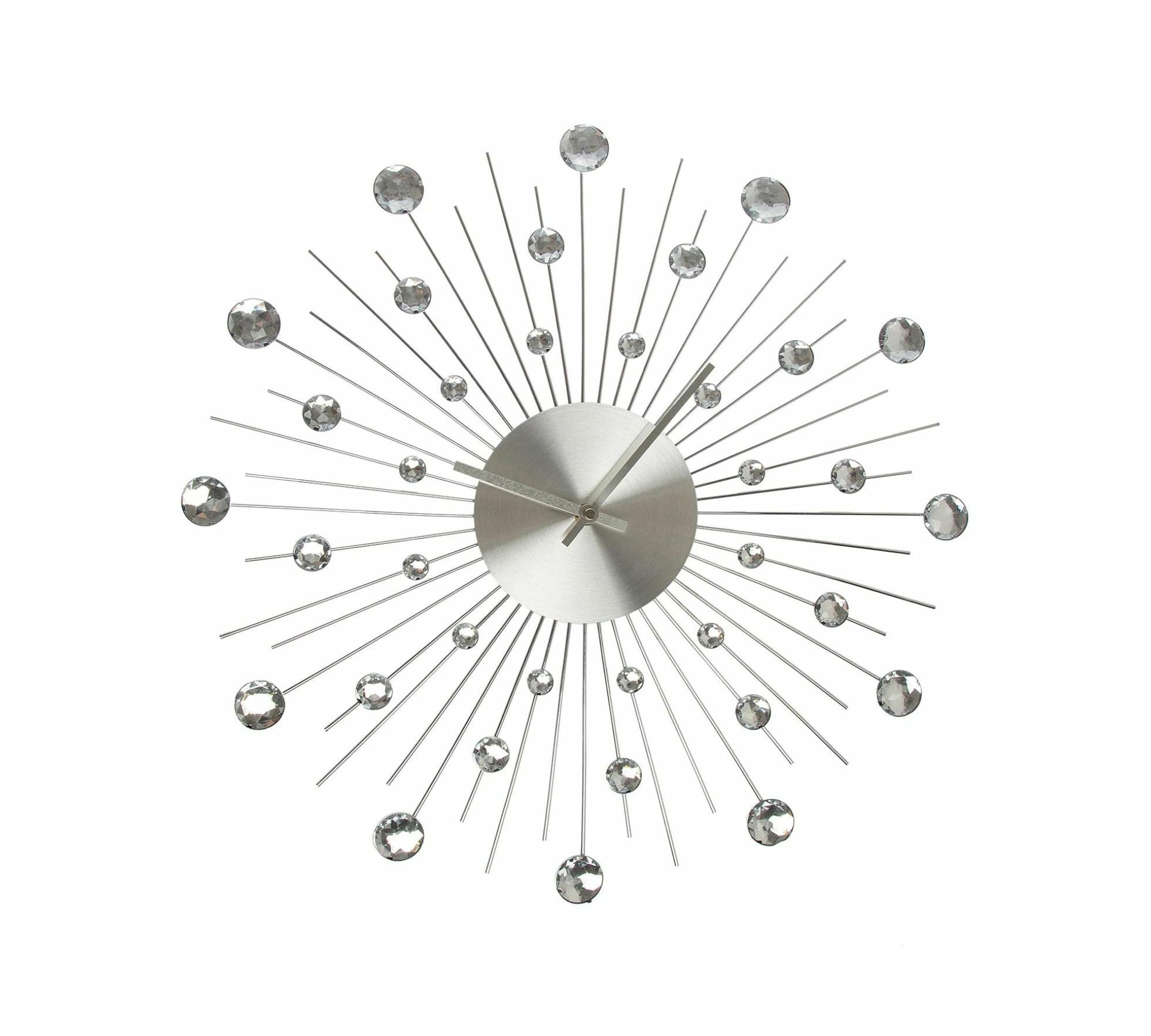 Wanduhr Eisen Silber 0