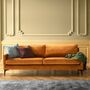 Astha Sofa 3-Sitzer Velour Matt Dark Grey 3