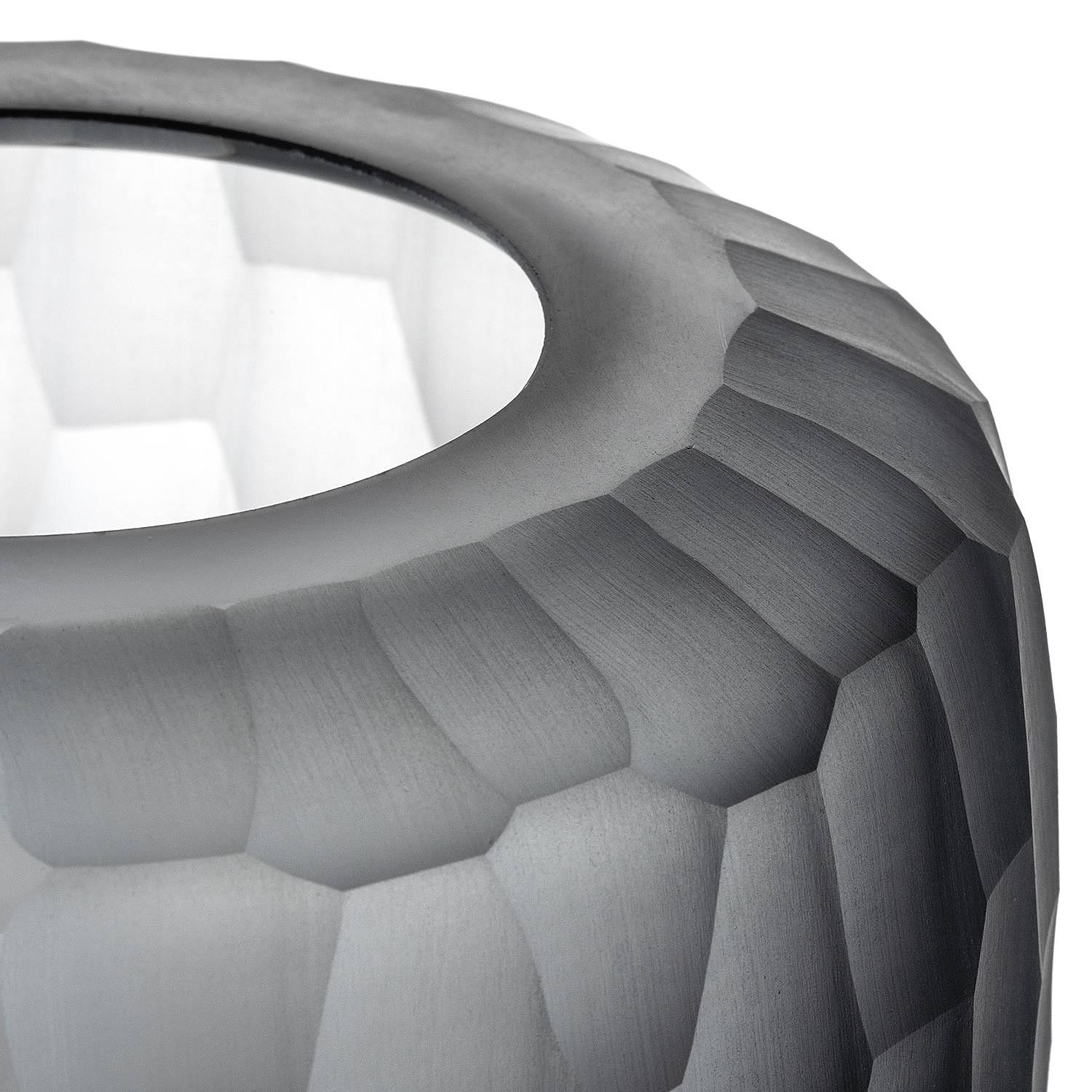 Vase Bellagio 22 cm Farbglas Anthrazit 3