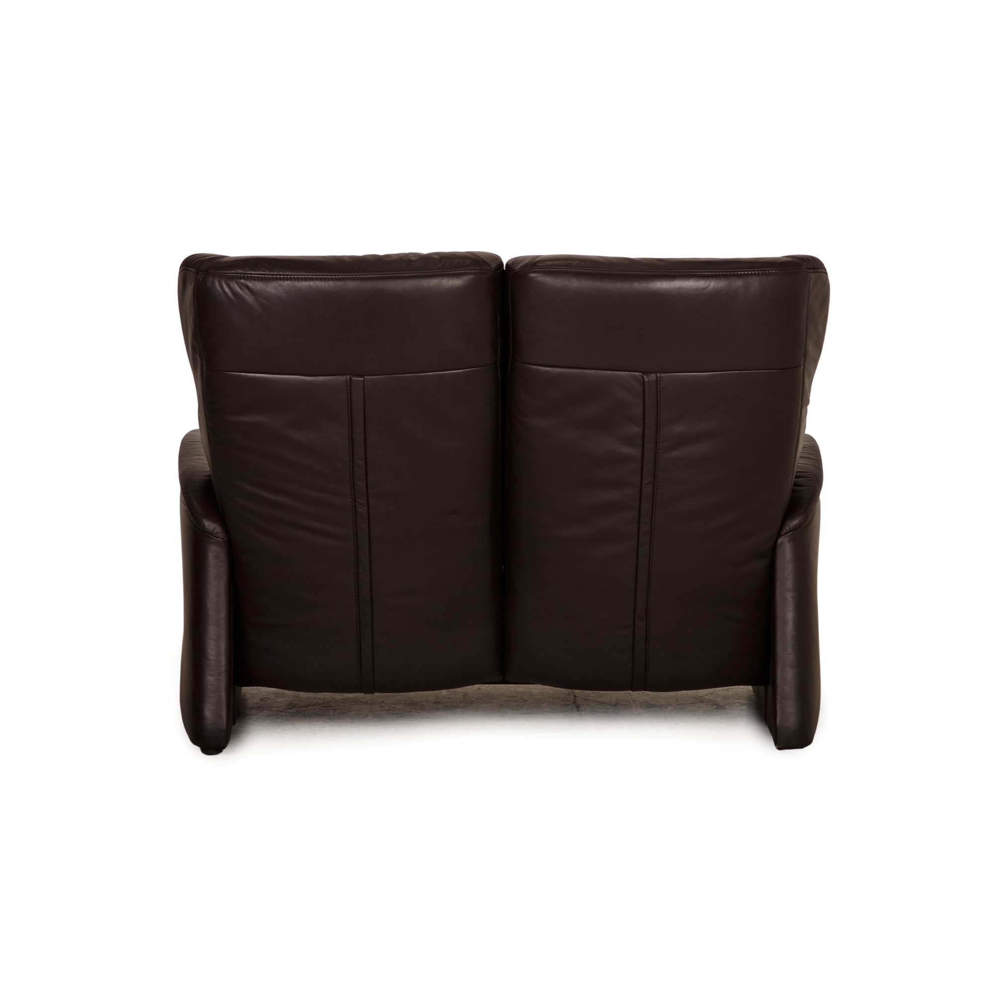 Sofa 2-Sitzer Soft Leder Dunkelbraun 8