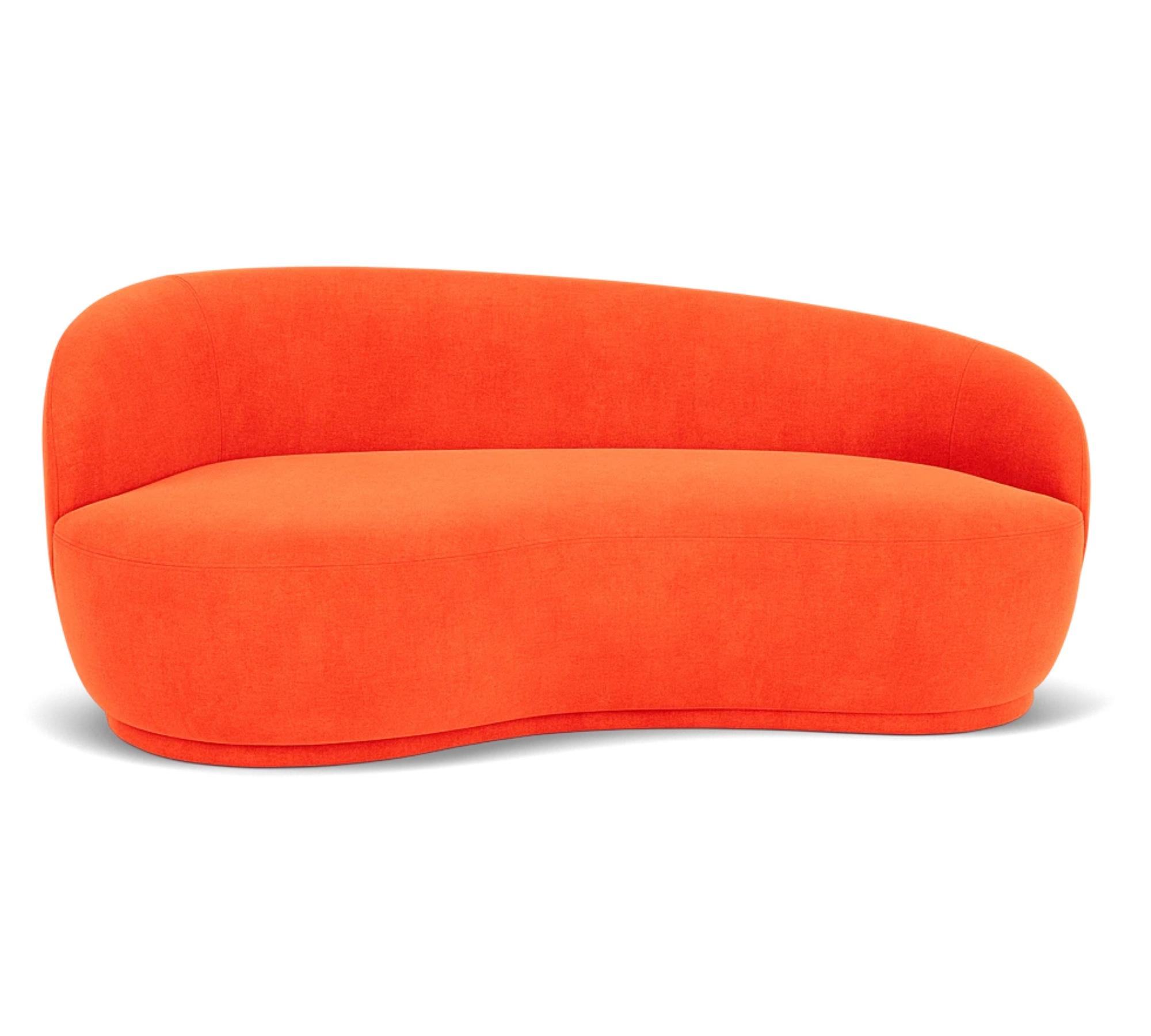 Rose Sofa 2,5-Sitzer Moss Cherry 1