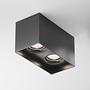 Flat Ceiling light Aluminium Black 1