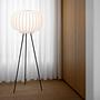 Paper Floor Lamp Stehleuchte Holz Weiß 0