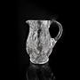 Mid-Century Modernist Wasserkrug Glas 1950er Jahre 0