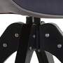 Armlehnstuhl Eiche Microfaser Flachgewebe Schwarz 3