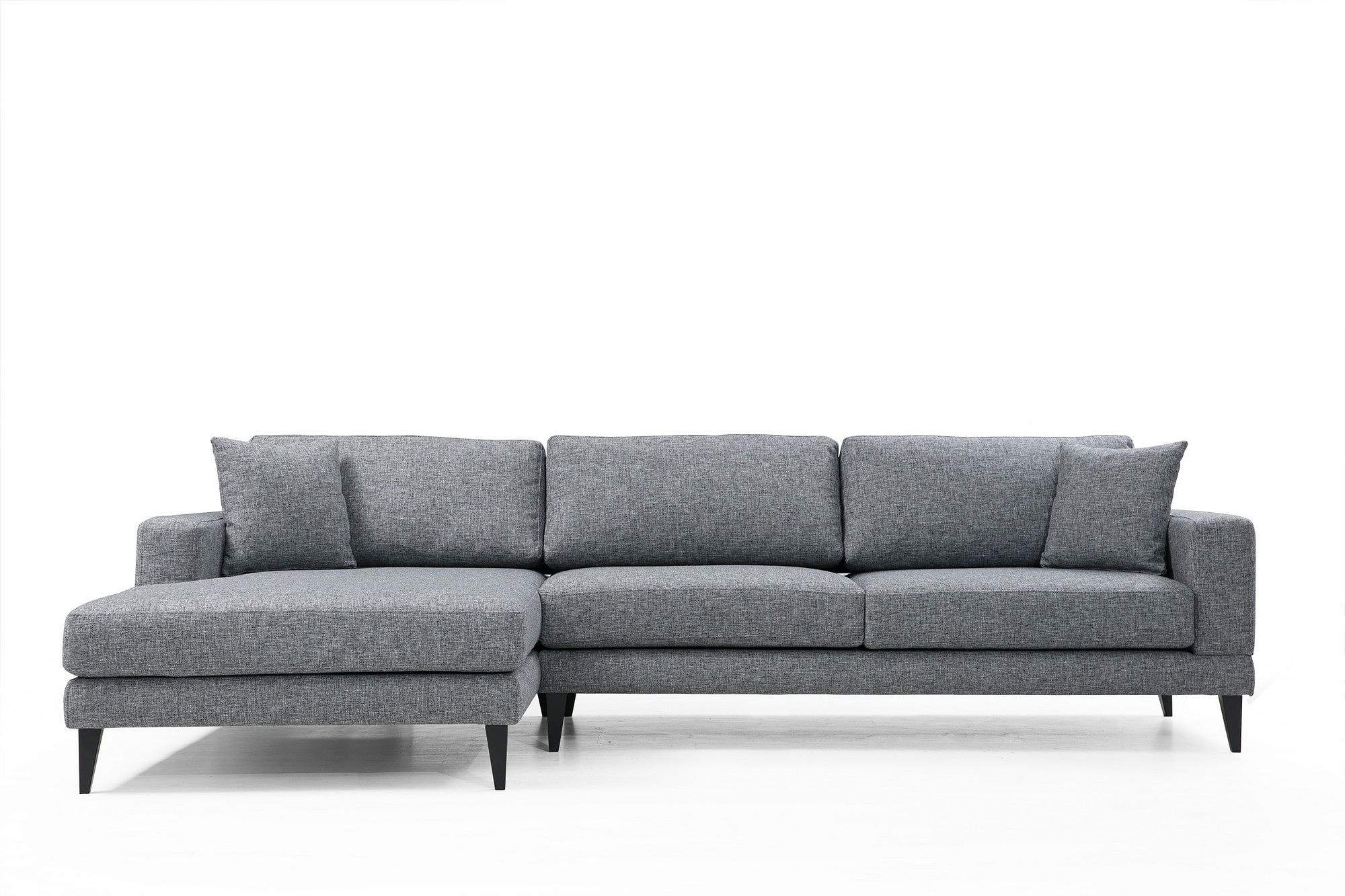 Nordic Corner Sofa Left Grey 3