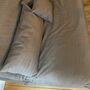 Multy Schlafsofa 3-Sitzer Stoff Taupe 4