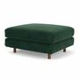 Douglas Pouf Velluto Lux Dark Green 2