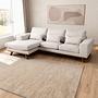 Ecksofa Japandi 3-Sitzer Beige 2