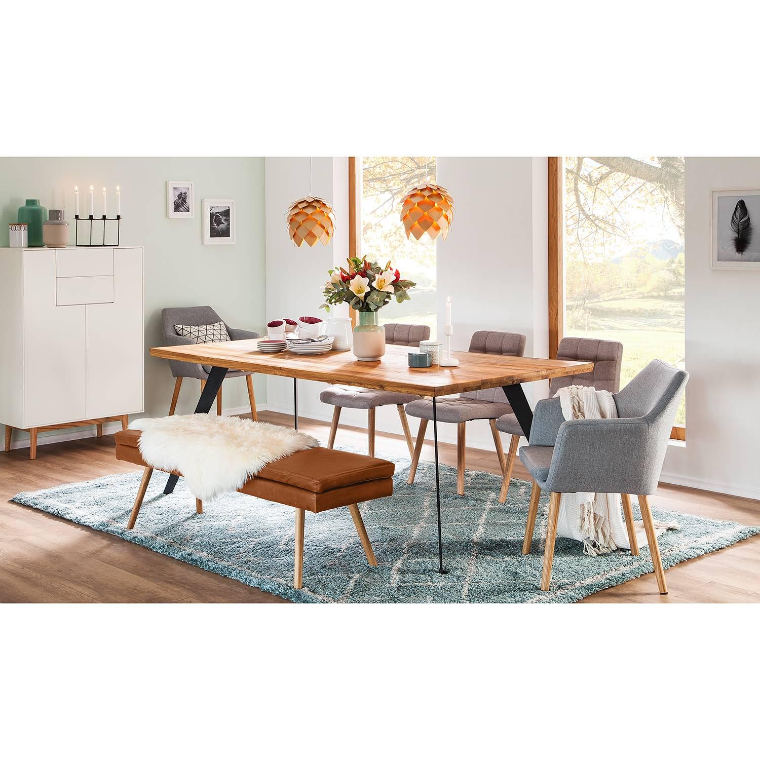 Sitzbank Nicholas Kunstleder Cognac 2