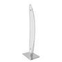 Surf LED-Tischleuchte Milchglas Edelstahl 1-flammig 2
