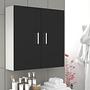 Zalo Wall Cabinet White Black 3
