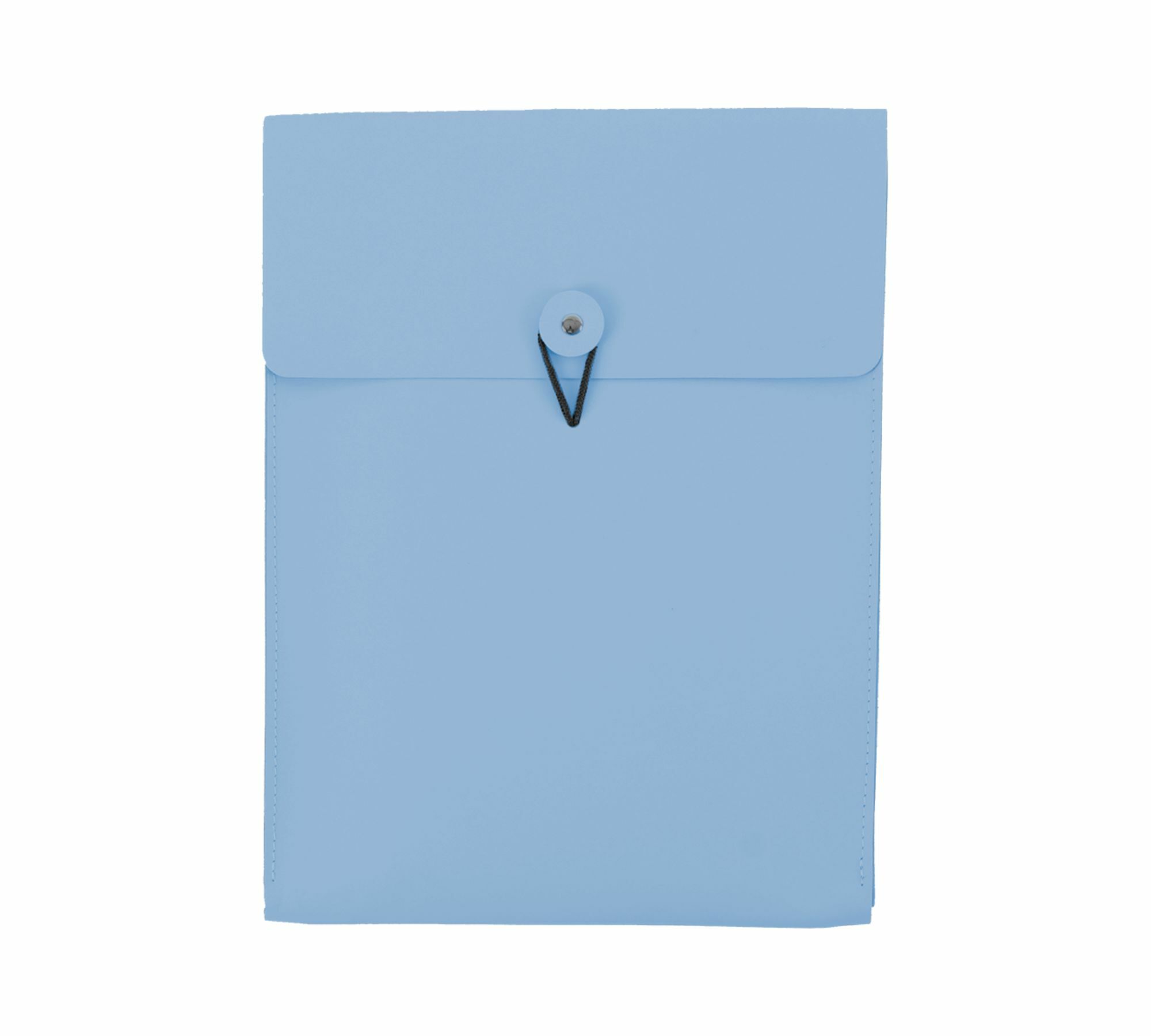 Dokumentenmappe Hochformat A4 100% Recyceltes Leder Hellblau 0