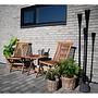 Bilbao Folding Table Teak Wood Brown 2