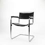 S34 Armchairs Chrome Black 0