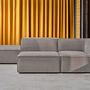 Dane 1-Sitzer Eckmodul Links Planet Grey Green 5