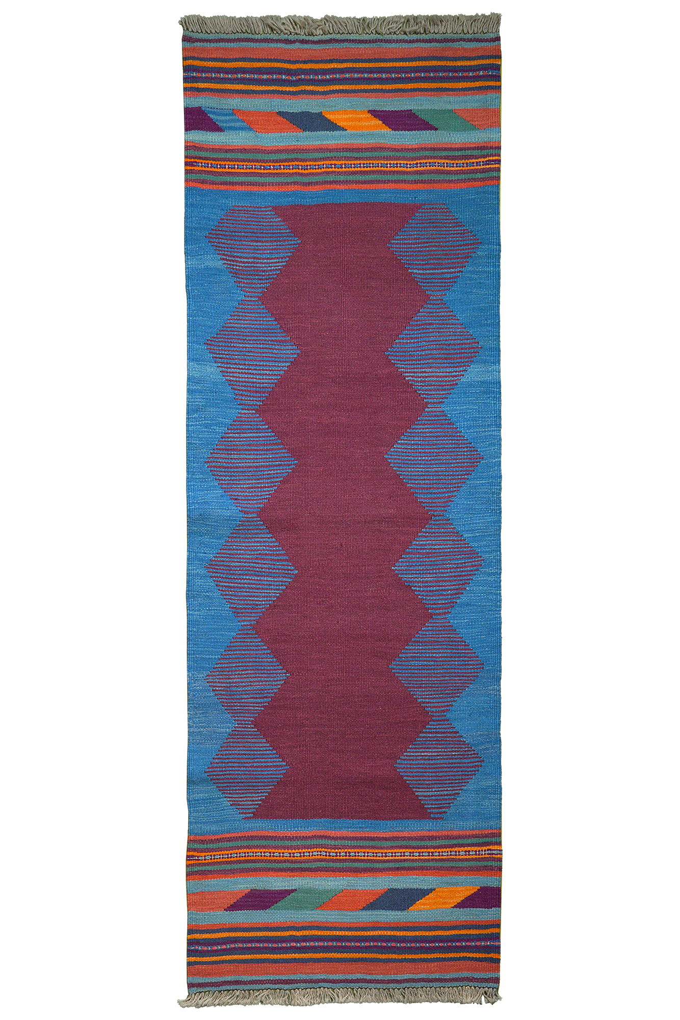 Kilim Gashgai Teppich Mehrfarbig 0