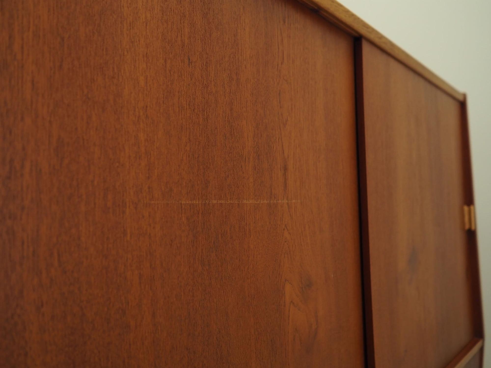 Vintage Sideboard Teak Brown 1960s 14