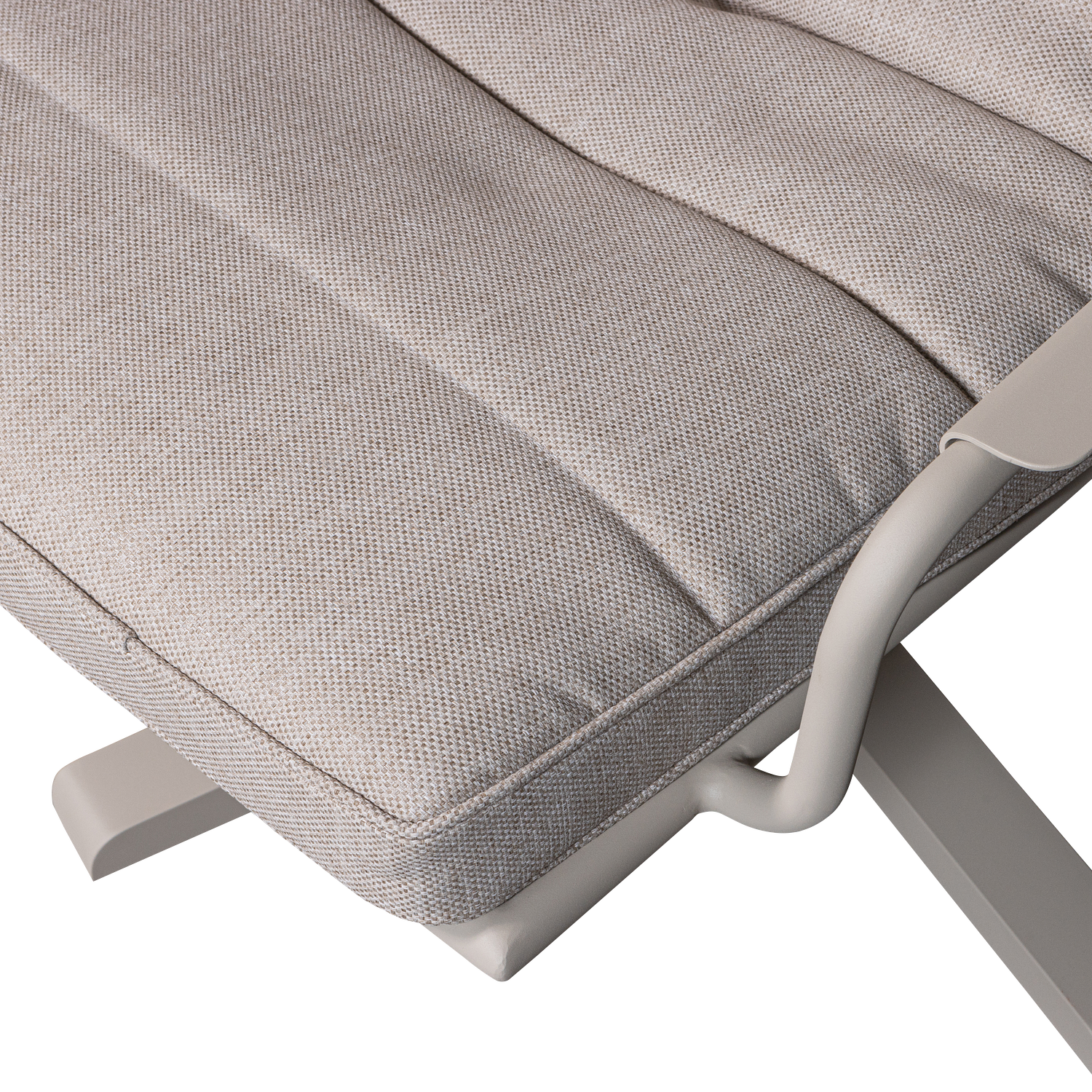 Coosa Garten Sessel Aluminium Grau 7