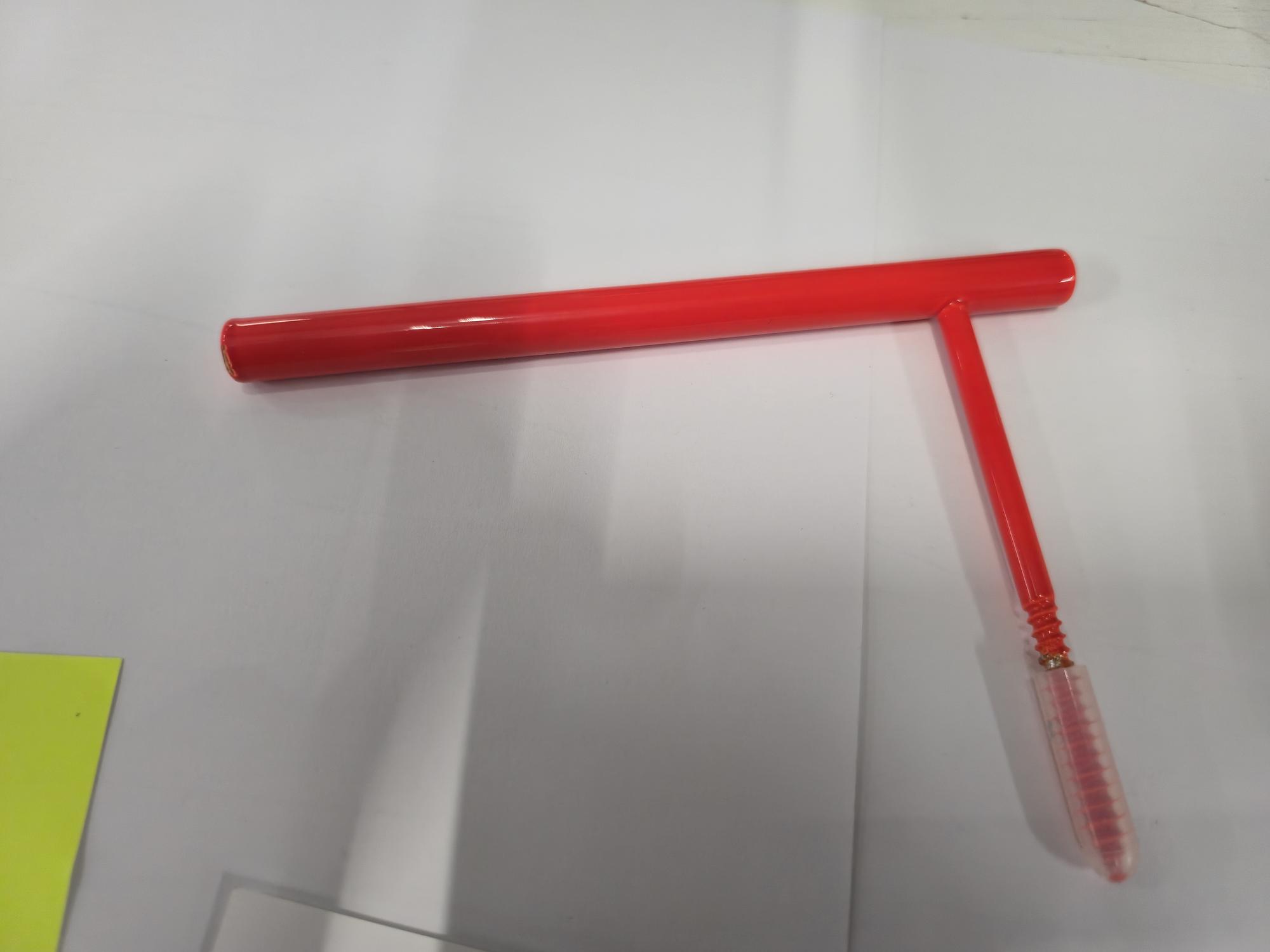 Papiertuchhalter Stahl Pulverbeschichtet Neonrot 3