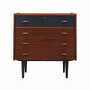 Vintage Chest of Drawers Teak Wood Brown 1970s 0