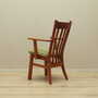 Vintage armchair Teak wood Textile Brown 1970s 4