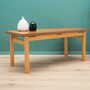 Vintage Table Wood Brown 1980s 2