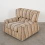 Saporiti Lounge Chair Fabric Beige Wood 1960s 8