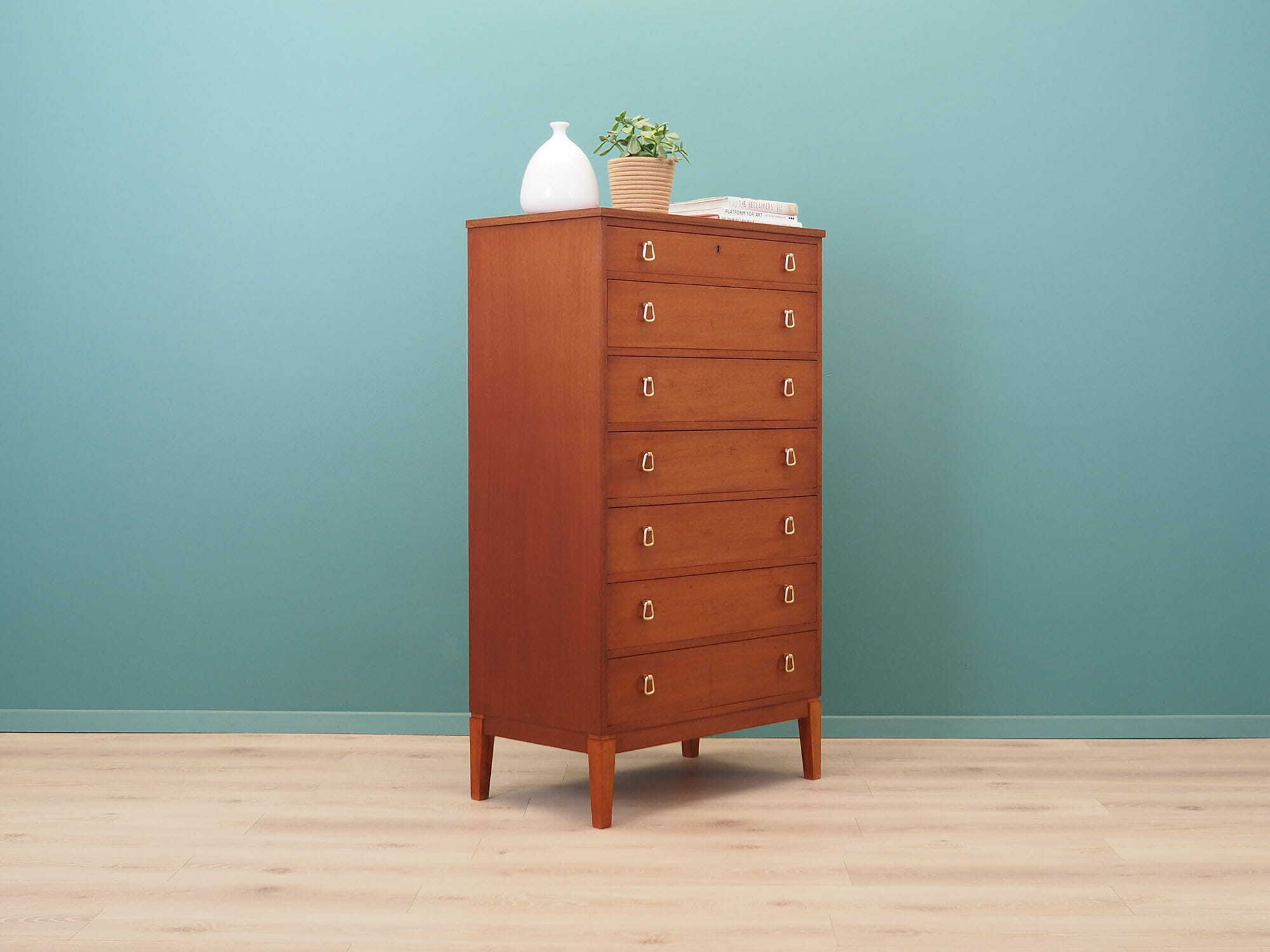 Vintage chest of drawers Mahogany Brown 1970s 4
