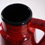 Ceramic Vase Red 1960s 11