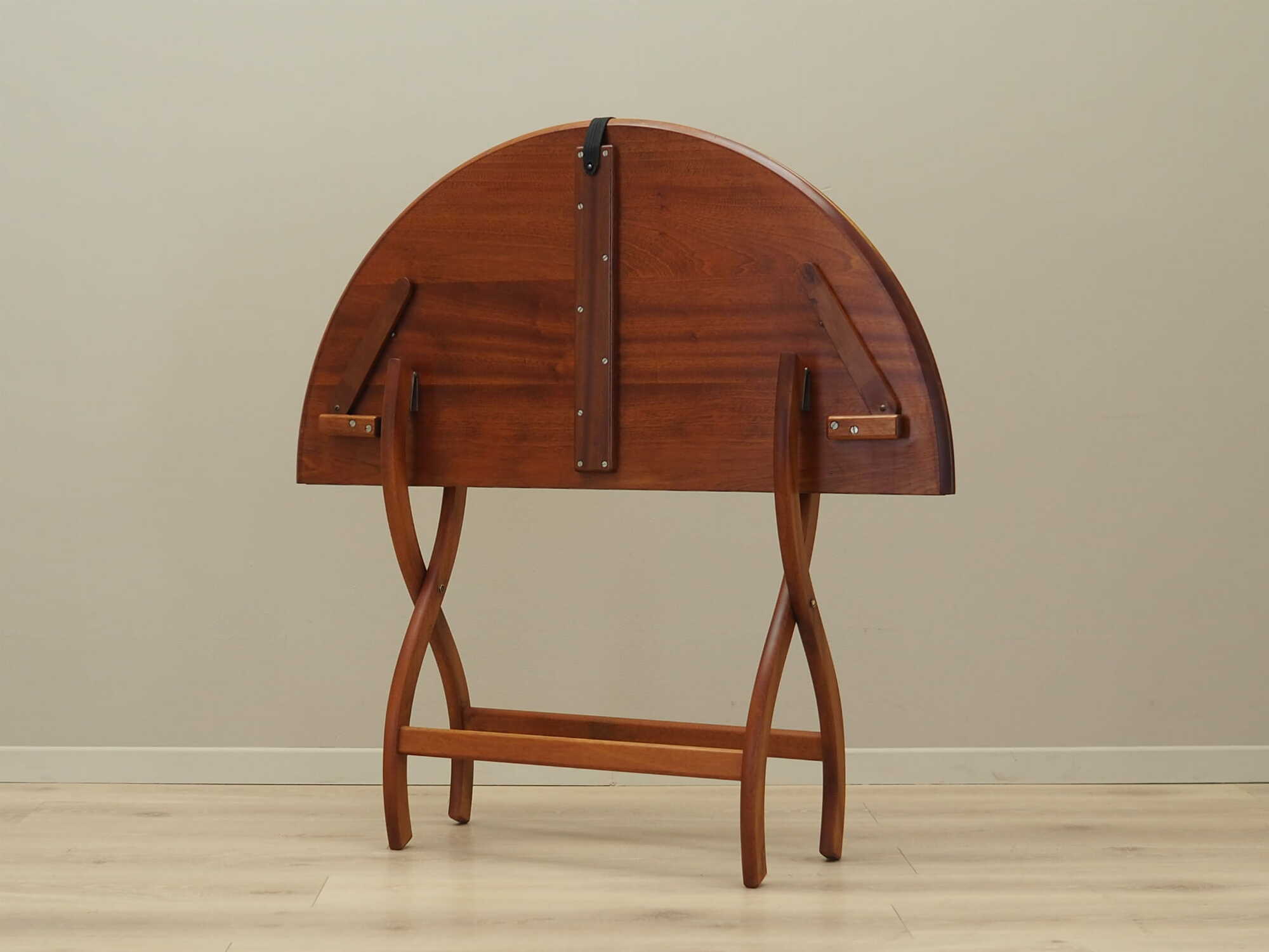 Vintage Coffee Table Mahogany Brown 1970s 9