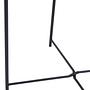 Steel Round Side Table Metal Black 6