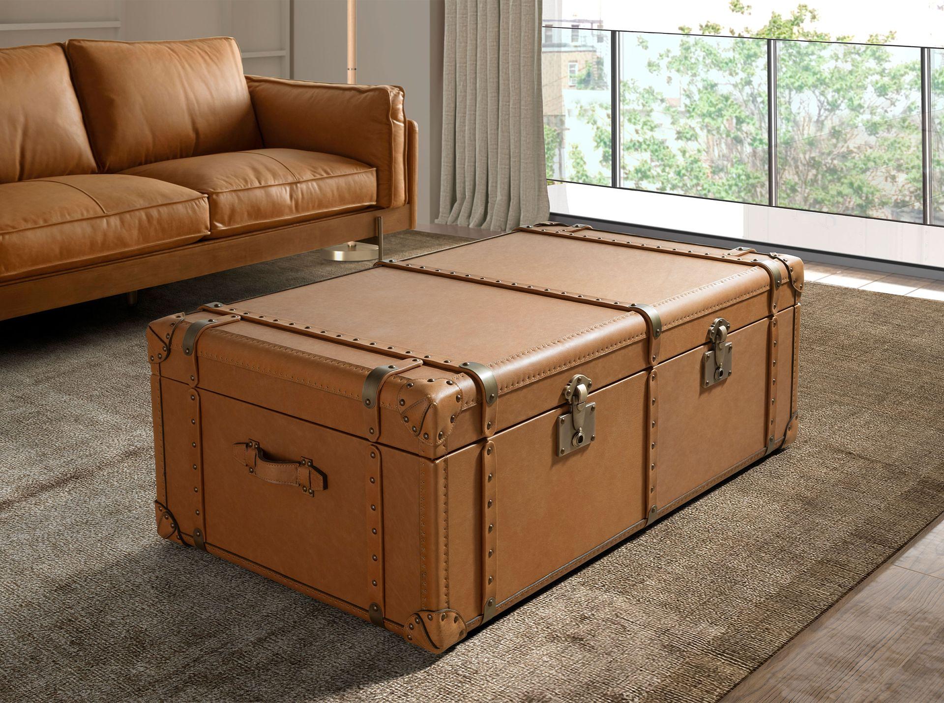 Brauner Lederkoffer 2146 2