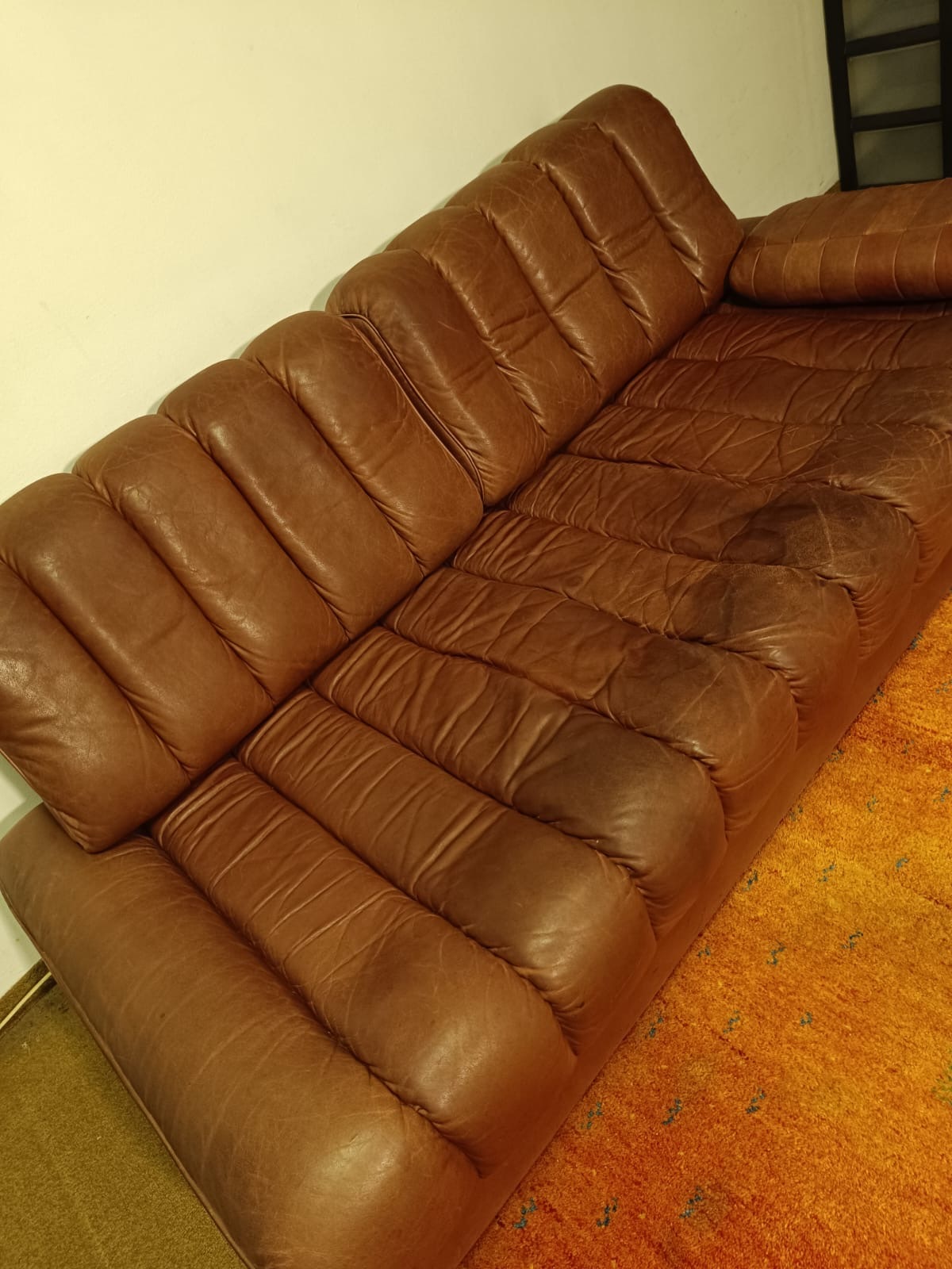 Vintage DS 85 Tagesbett Leder Cognac 6