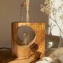 Tischlampe aus Recycling-Holz 0