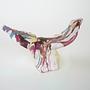 Ceramic bird sculpture Multicolored 1970s 7