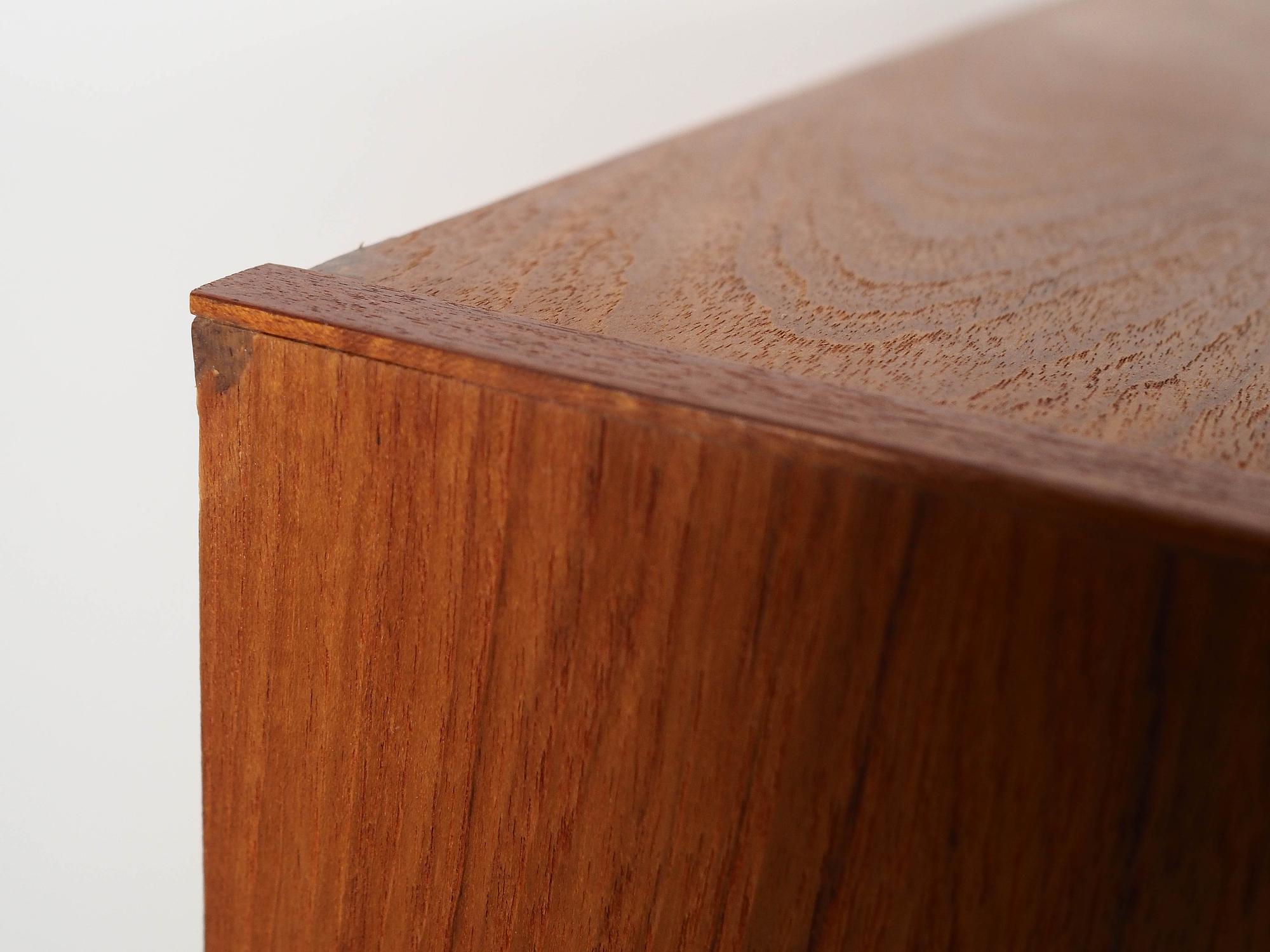 Teak-Bücherregal 1970er Jahre Braun 7