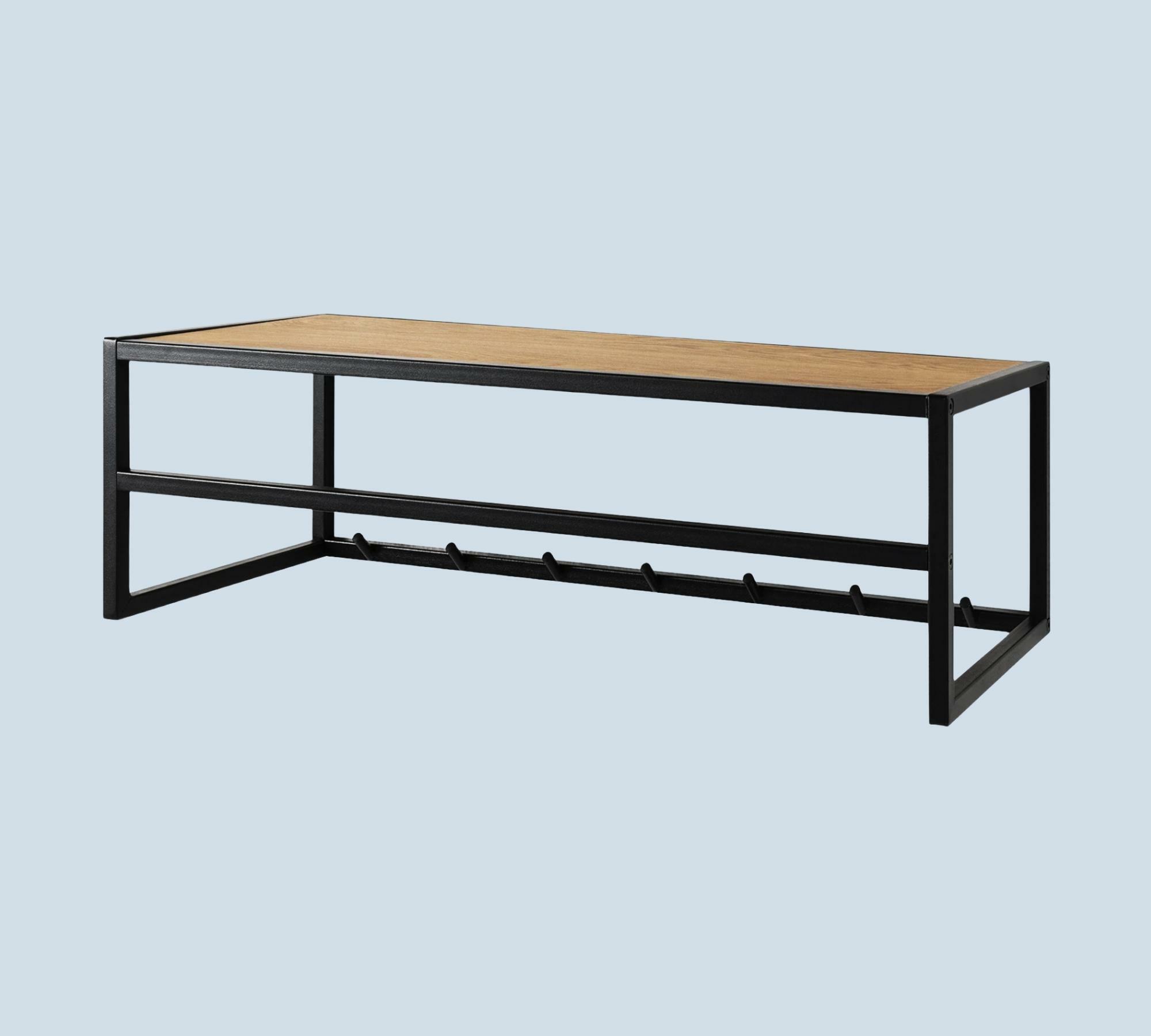 Wandgarderobe Wildeichendekor Braun 0