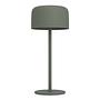 Roccanova LED table lamp steel 1-light 3