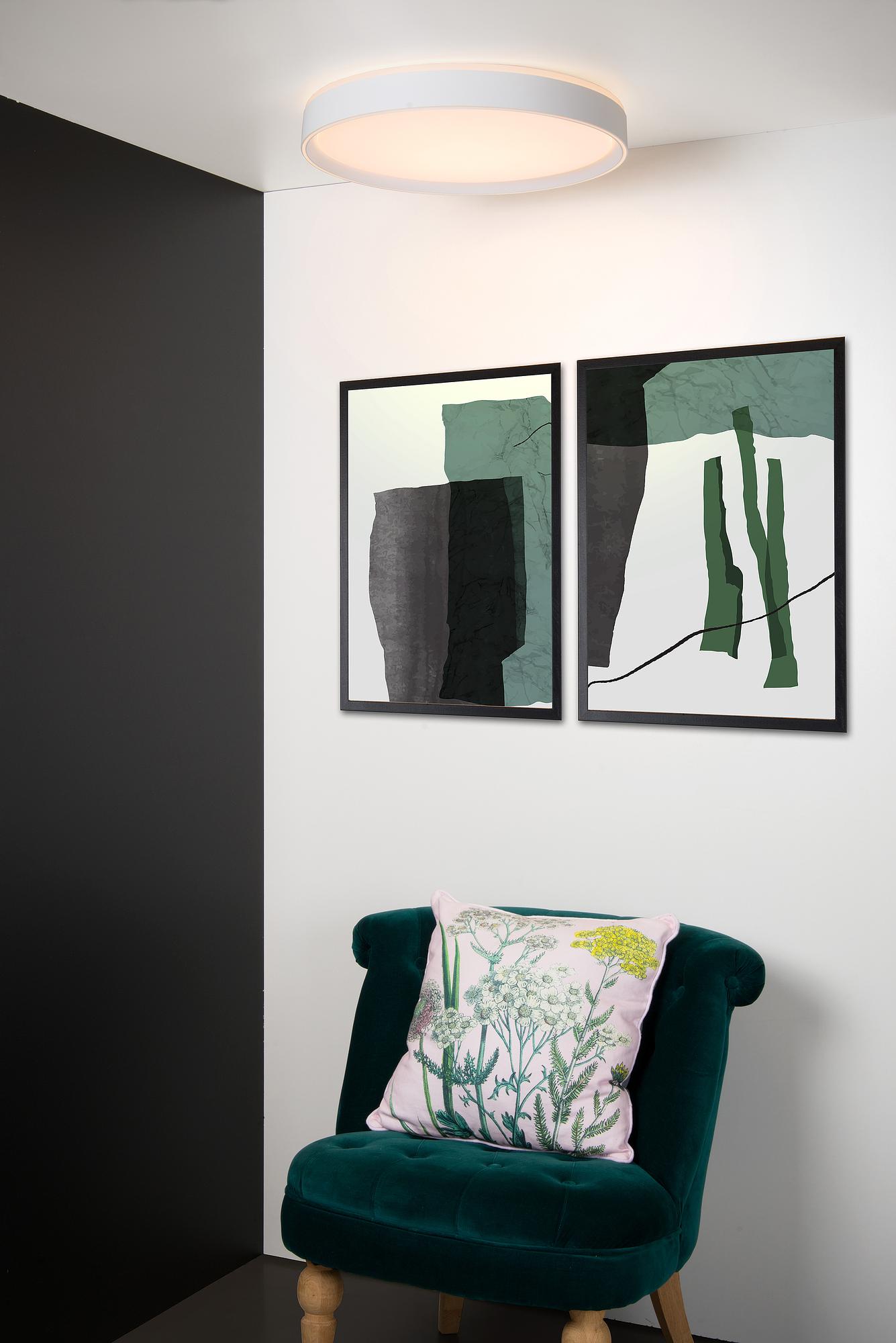 Nuria Deckenleuchte Acrylglas Weiß  2