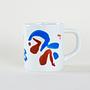 Collectible mug porcelain multicolored 4
