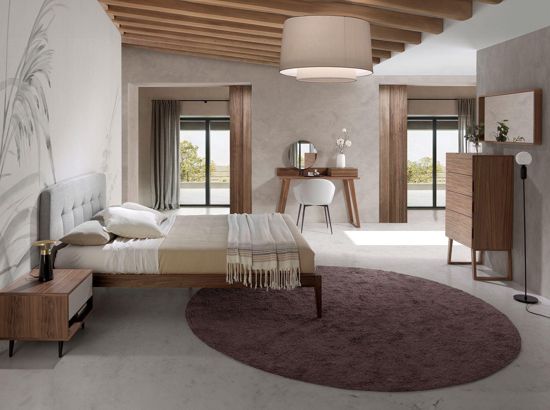 7024 Chiffonier Walnussholzfurnier Braun 4