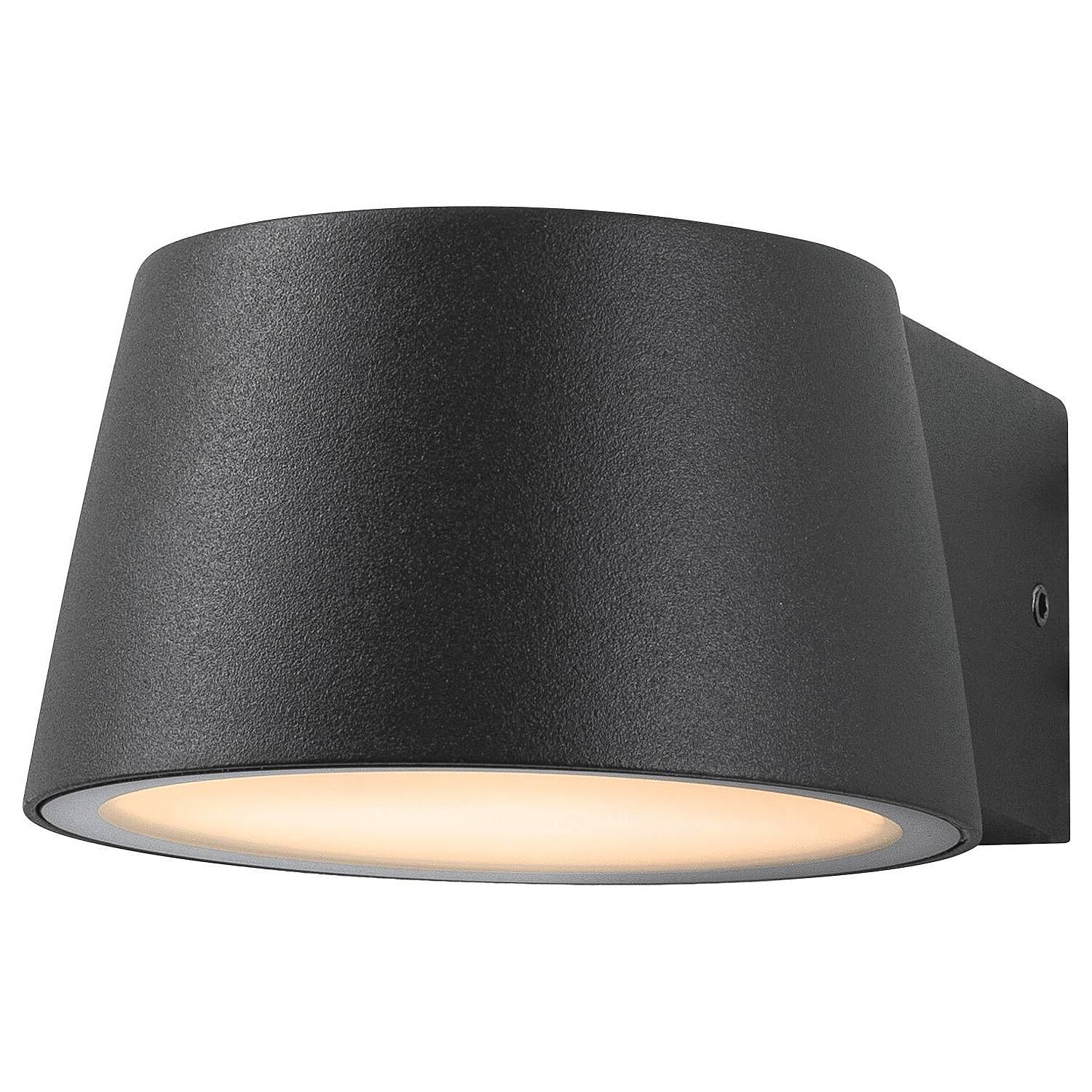 Capea Wandleuchte Aluminium Grau 1-flammig 0