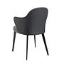 Armchair faux leather gray 4