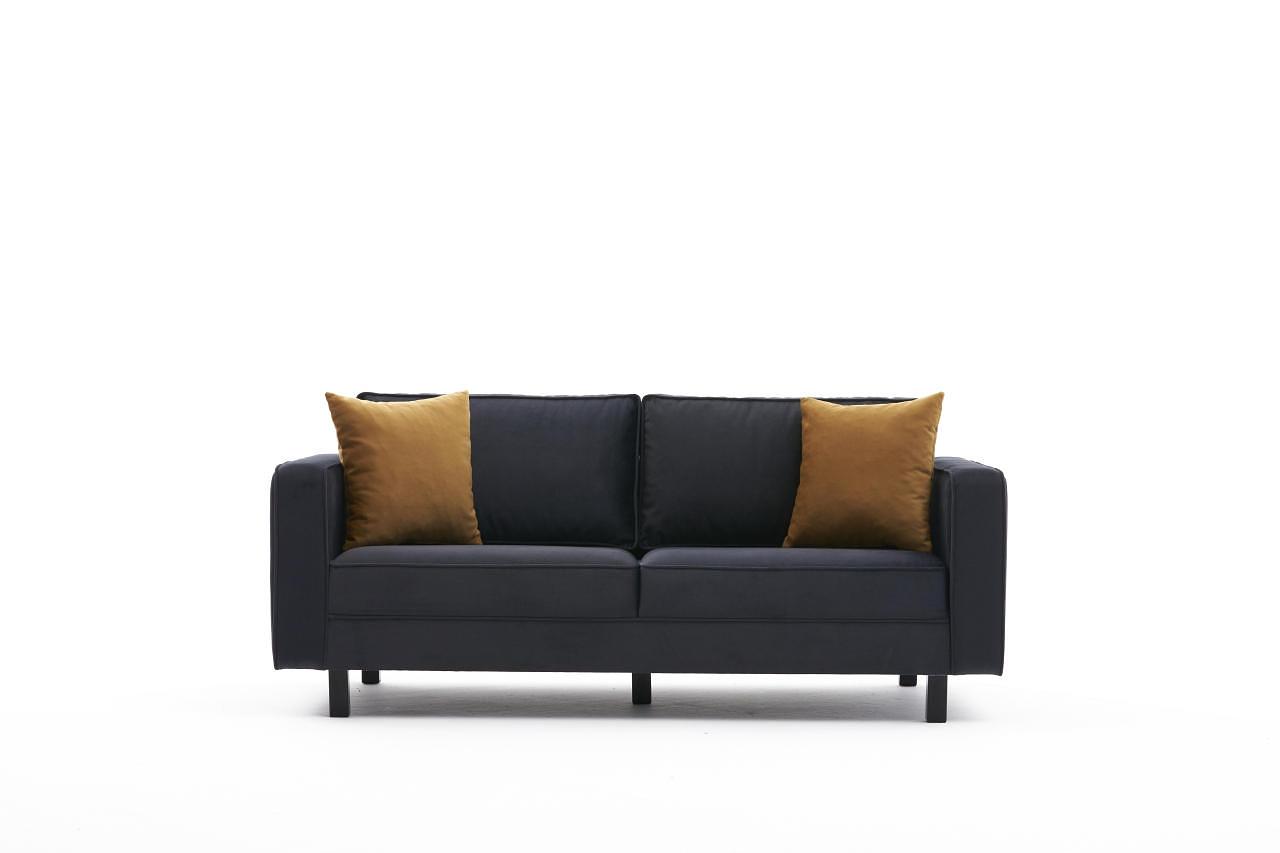 Kale Sofa 2-Sitzer Samt Anthrazit 5